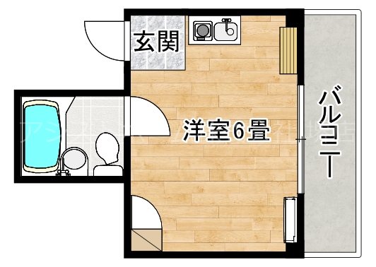 ティーホームズ賑の間取り写真