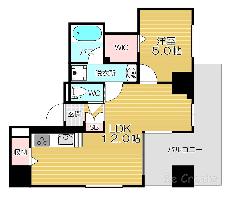 ラヴィベール上町台の間取り写真