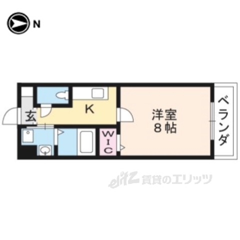 サクシード伏見駅南の間取り写真