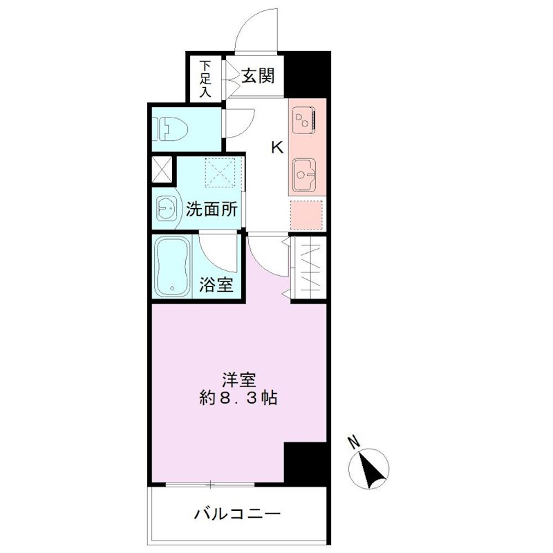 BUENA新潟萬代橋の間取り写真