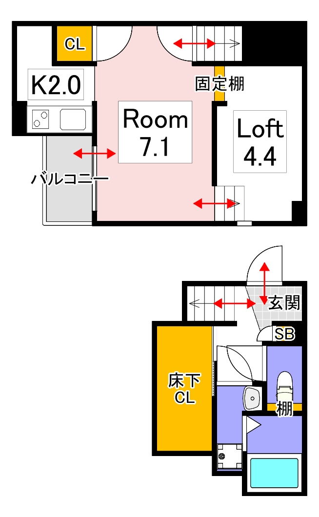 ADC大元ステラの間取り写真