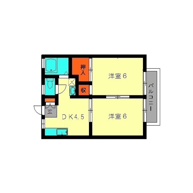アーバンハイツ南福岡の間取り写真