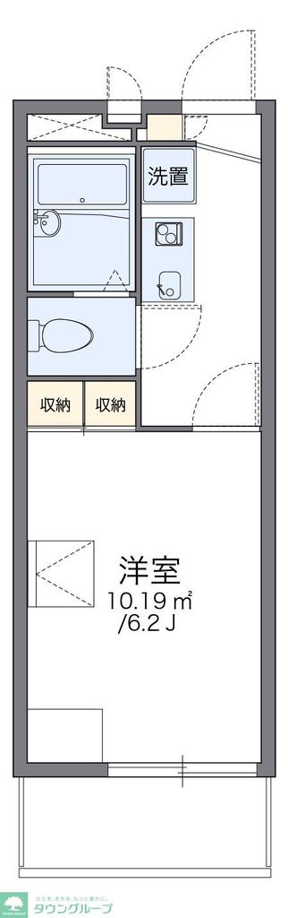 レオパレス上北台の間取り写真