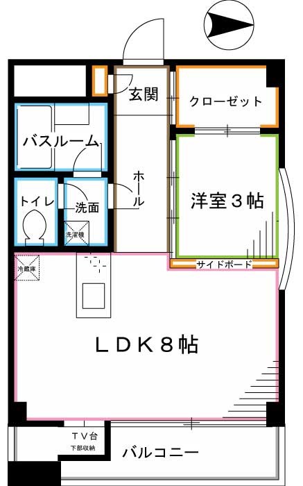 東京メトロ丸ノ内線 南阿佐ケ谷駅 徒歩7分 6階建 築32年の間取り写真