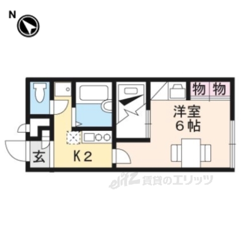 レオパレスAGATEの間取り写真