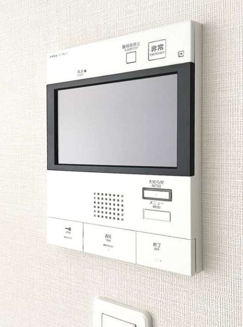 セキュリティ　モニター付きインターホンです