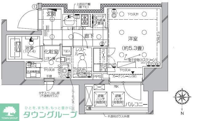 ピアース武蔵小杉EASTの間取り写真