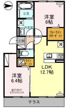 プラムツリー EASTの間取り写真