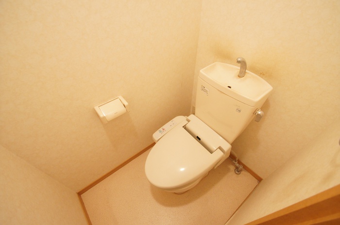 地下鉄七隈線 別府駅 徒歩12分 4階建 築22年のトイレ写真