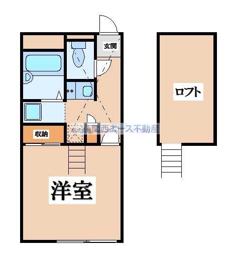レオパレス清瀧Bの間取り写真