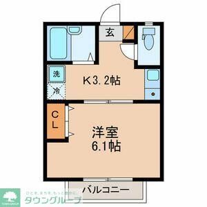 メゾンランジュHの間取り写真
