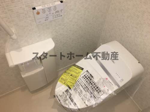 トイレ　ゆったりとした空間のトイレです