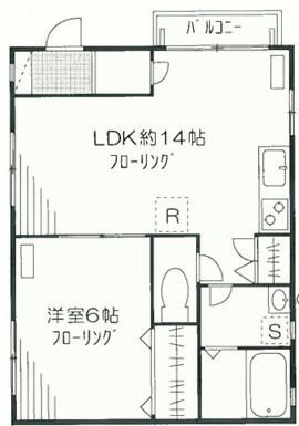 クレストコートの間取り写真