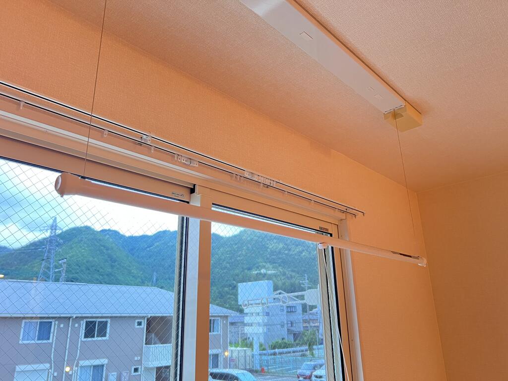 その他設備　あると便利な室内物干し！