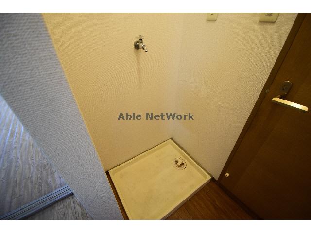 洗面設備　洗濯機置き場