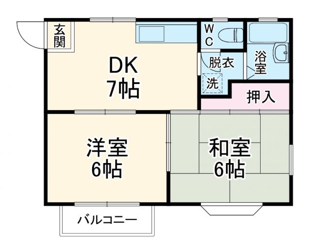 シャトルヤマツAの間取り写真