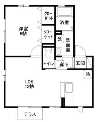 ディアコートSの間取り