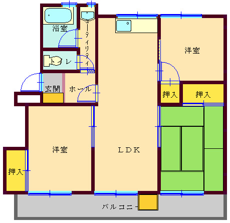 桧垣ビルの間取り