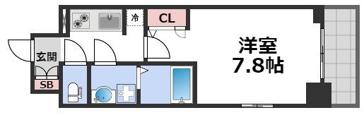 アーバネックス大阪城WESTの間取り