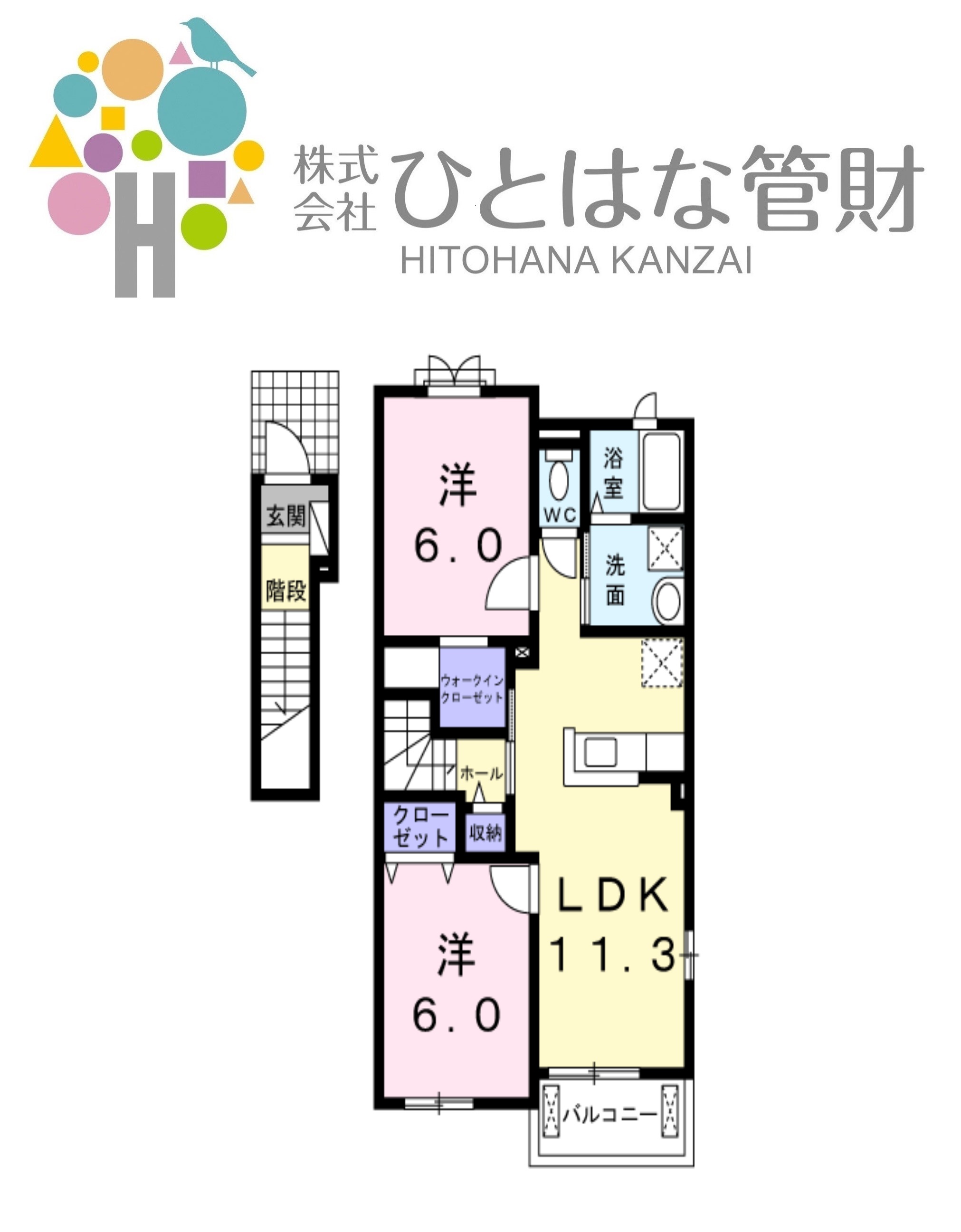 リナッシェンテ参番館の間取り