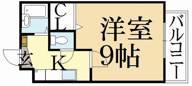 トラスト茶山の間取り