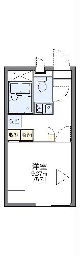 レオパレスＨＡＰＰＹ下諏訪４の間取り