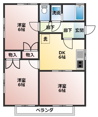 ナウシカの間取り