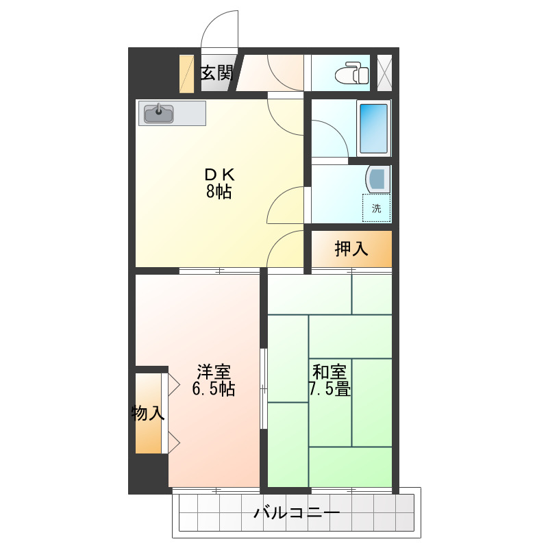 アシスト山形マンションIIの間取り