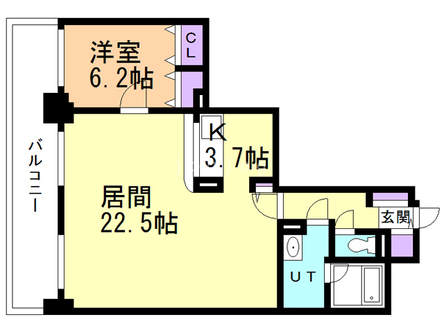 南３条グランドビルの間取り