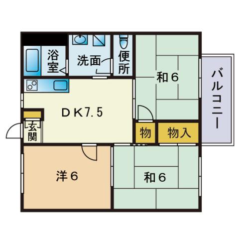 メゾン嵯峨の間取り