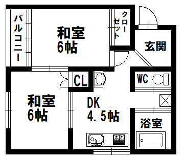 青森県黒石市青山125-14 グレース青山の間取り