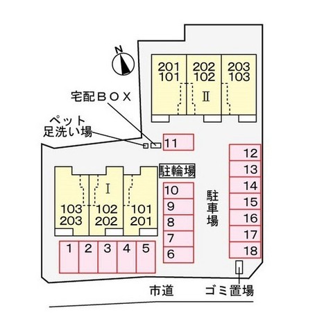 【ＡＫＡＲＩ　１の駐車場】