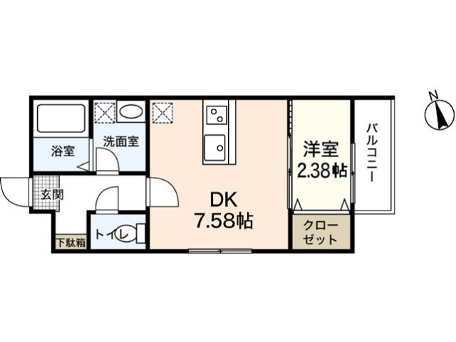 セブンプロート五日市リバーサイドIIの間取り