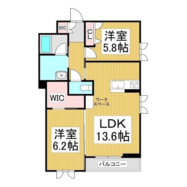 シャーメゾンＰｒｅｍｉａｓの間取り