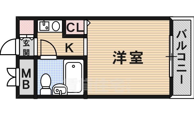 摂津市香露園のマンションの間取り