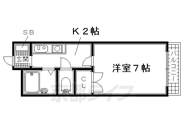 コンフォート長尾の間取り