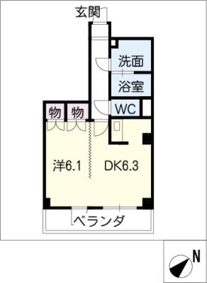 カサソラール本山の間取り