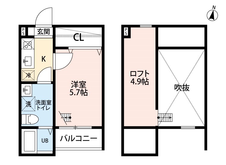 レヴレジールの間取り