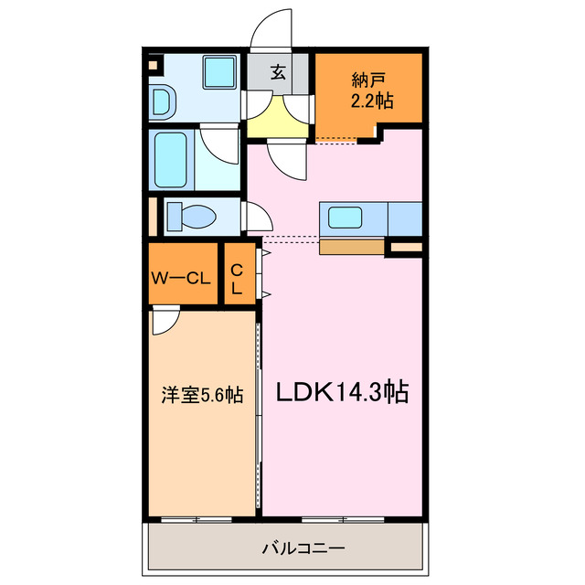 【ロゼックII南大高の間取り】