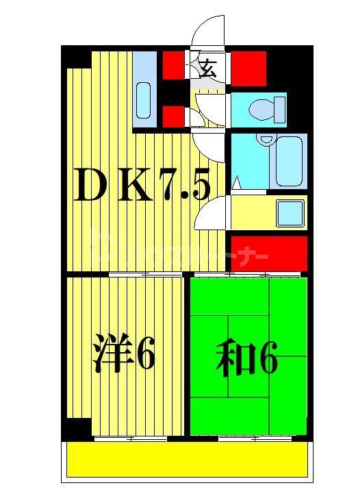 シャルマン貴の間取り