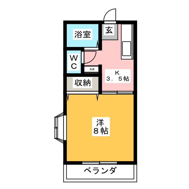 コーポビレッジ湘南の間取り