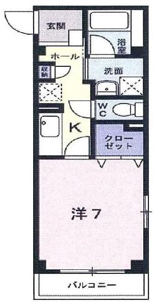 川口市飯原町のマンションの間取り