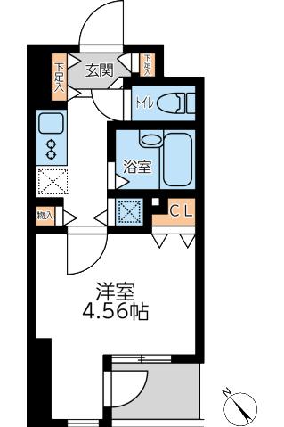 フォレシティ六本木の間取り