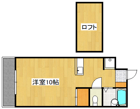 タチバナコーポの間取り