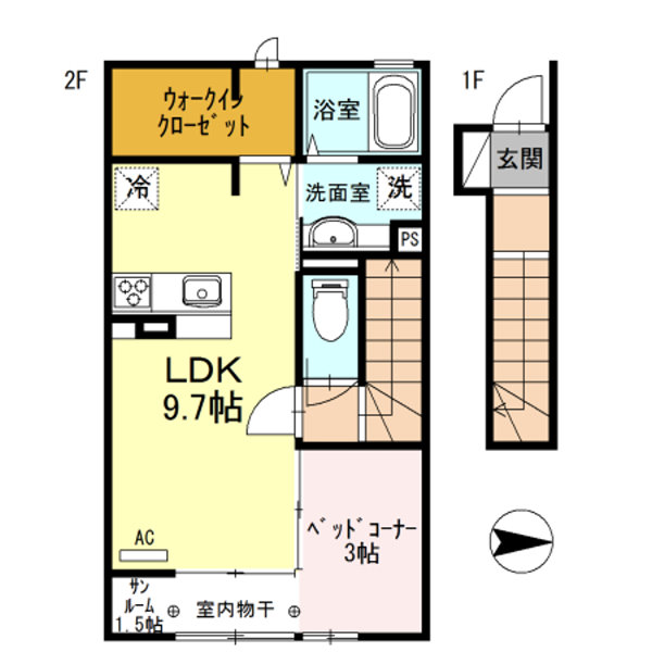 ラフィネの間取り