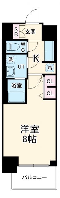 S-RESIDENCE堀田駅前3の間取り