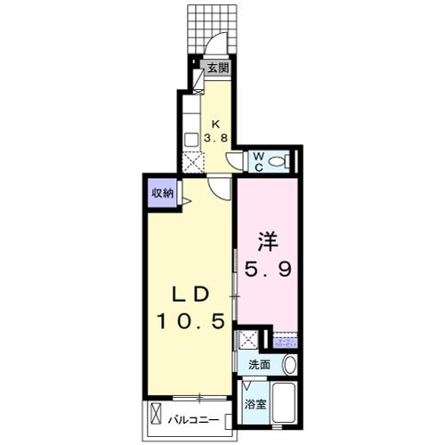 ロワゾブルーの間取り