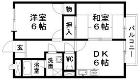 メガポート A棟の間取り