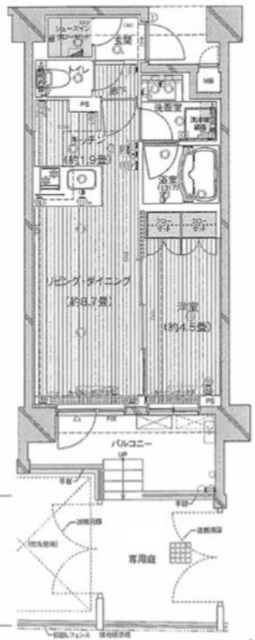 レジデンシャルステート中野富士見町の間取り