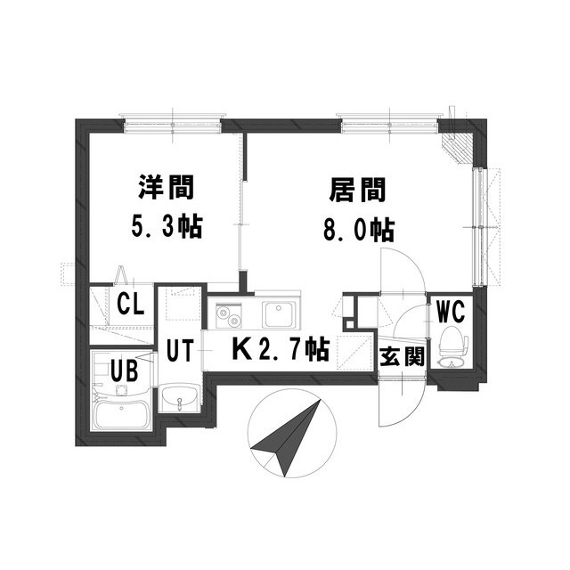 グランメール月寒東２－７の間取り